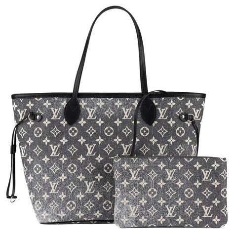 lv neverfull denim|louis vuitton neverfull clearance.